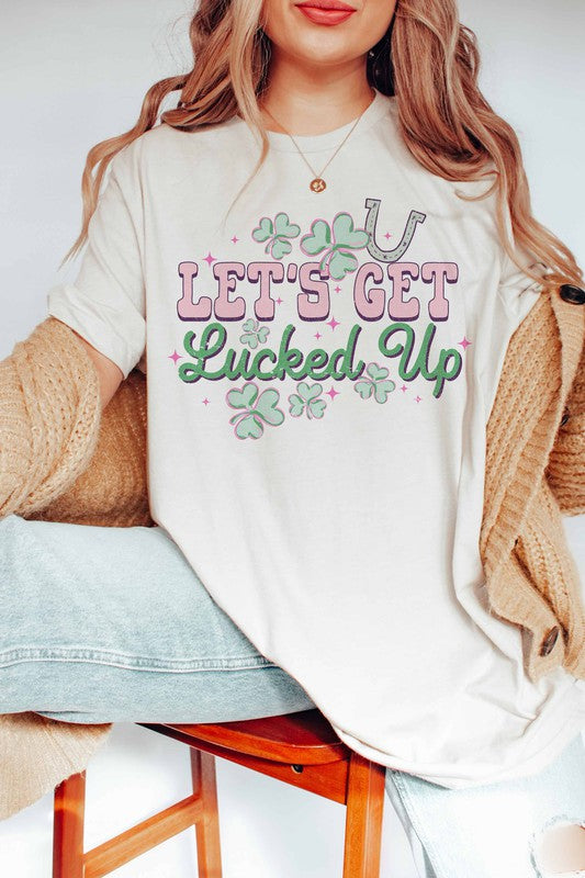 LET'S GET LUCKED UP GRAPHIC TEE