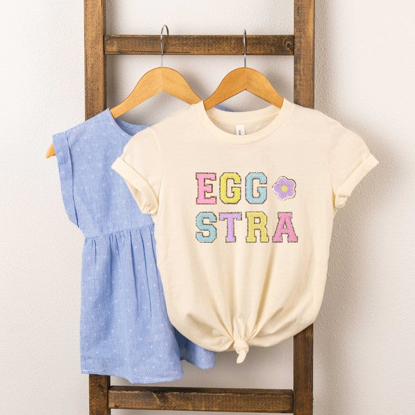 Eggstra Flower Toddler Graphic Tee