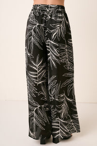 Mittoshop Printed Wide Leg Pants