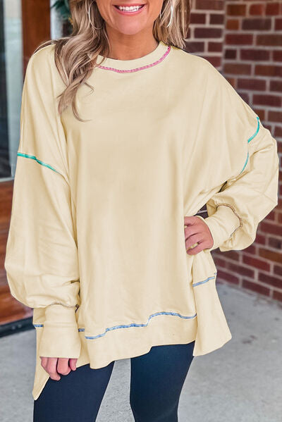 Lantern sleeve sweatshirt online