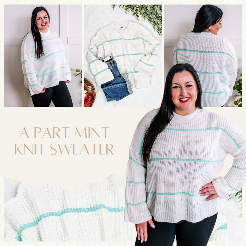1.24 A Part Mint Knit Sweater