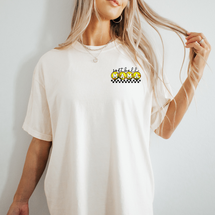 Loud Mouth Softball Mom Graphic Tee