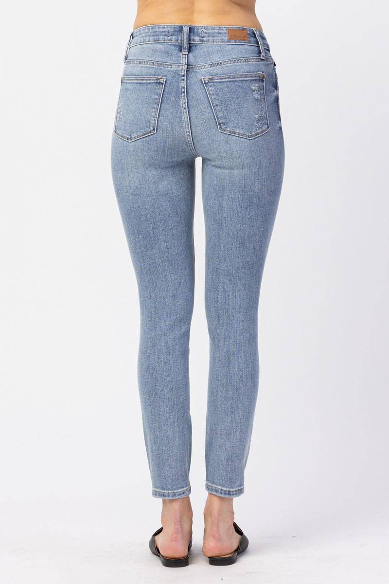 Judy Blue High Waist Minimal Destroy Skinny Jeans
