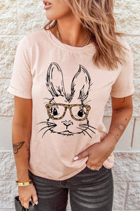 Easter Bunny Graphic Short Sleeve Tee