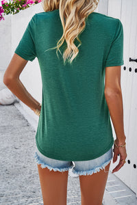 V-Neck Short Sleeve T-Shirt