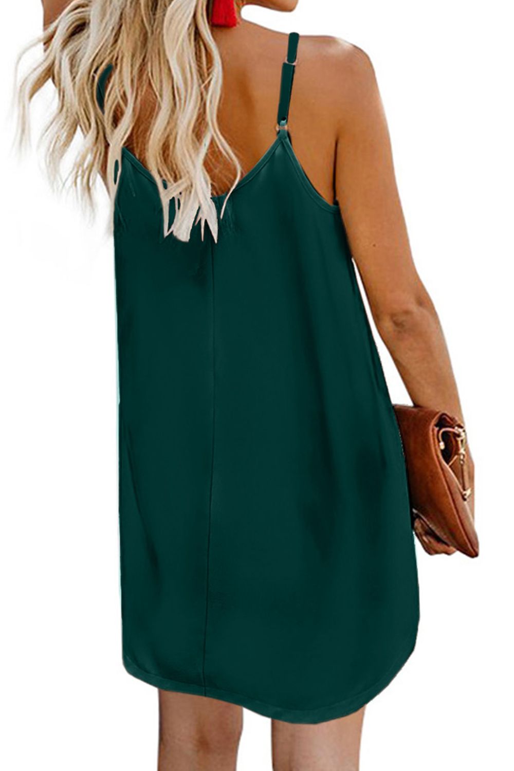 V-Neck Mini Cami Dress