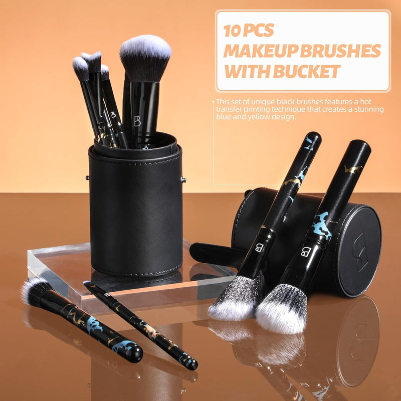 Makeup Brushes 10 Pcs Set