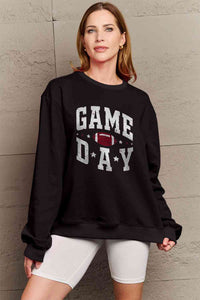 Simply Love Full Size GAME DAY Graphic Sweatshirt