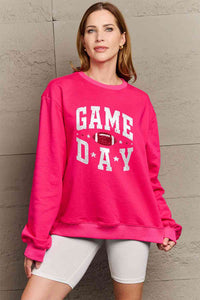 Simply Love Full Size GAME DAY Graphic Sweatshirt