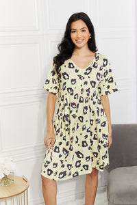 BOMBOM Take It Easy Animal Print Dress