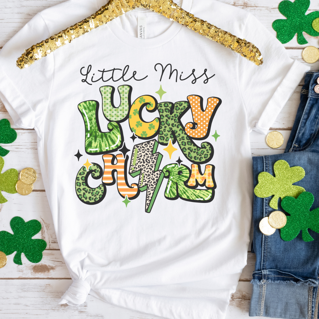 Groovy Little Miss Lucky Charm Youth & Toddler Graphic Tee