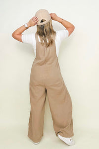 Wide Leg Jumpsuit With Pockets