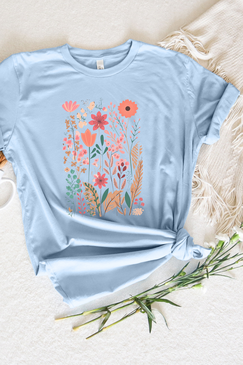 WILDFLOWERS TEE(BELLA CANVAS)