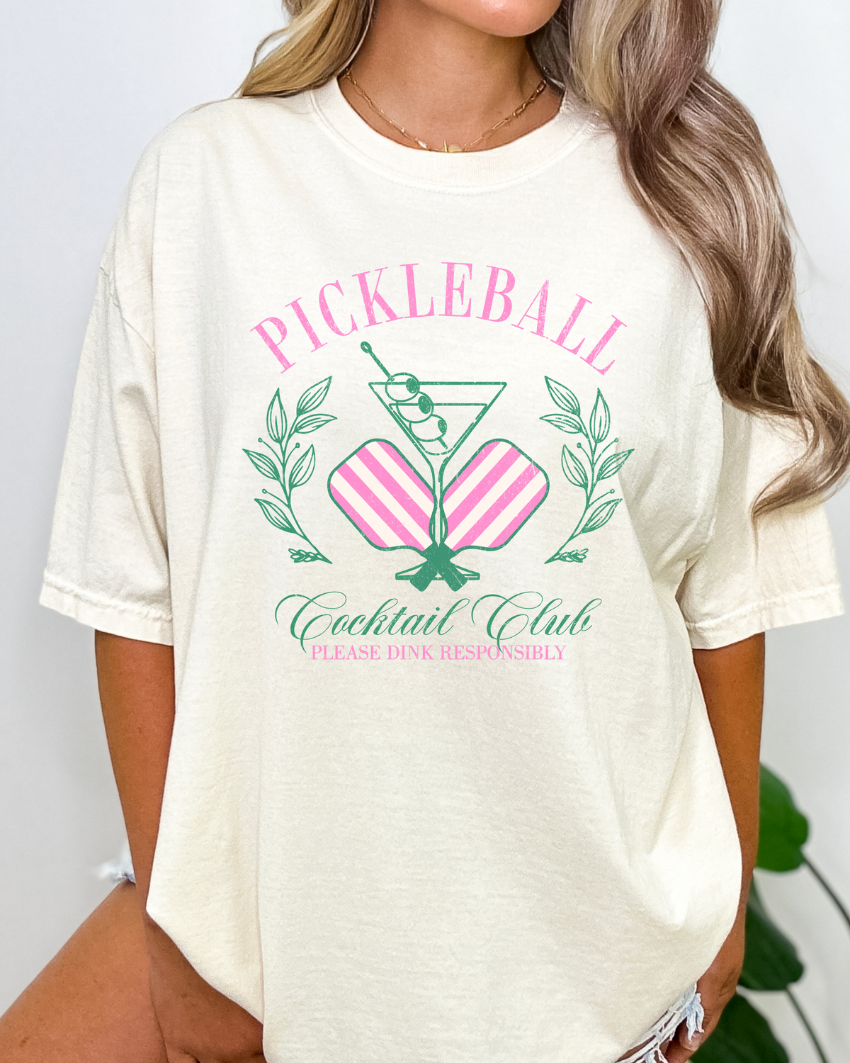 PICKLEBALL COCKTAIL CLUB TEE (COMFORT COLORS)