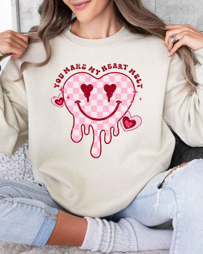 YOU MAKE MY HEART MELT SWEATSHIRT