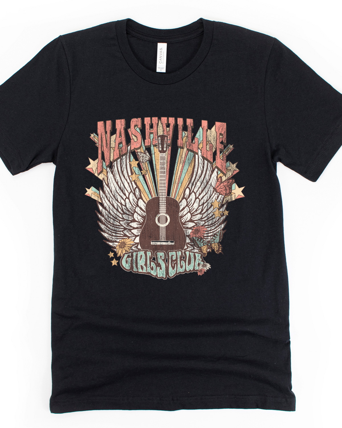 NASHVILLE GIRLS CLUB TEE(BELLA CANVAS)