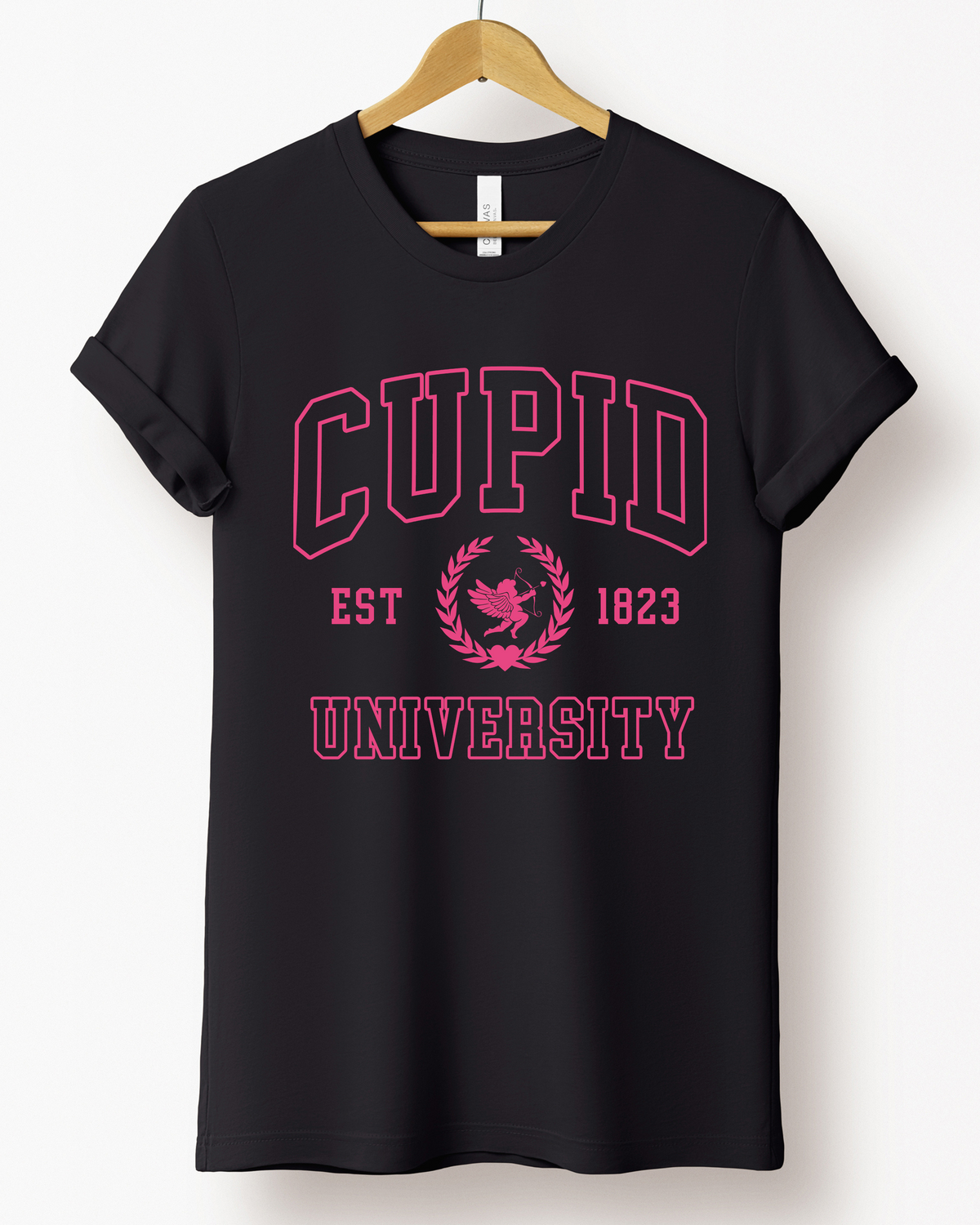 CUPID UNIVERSITY TEE (BELLA CANVAS)