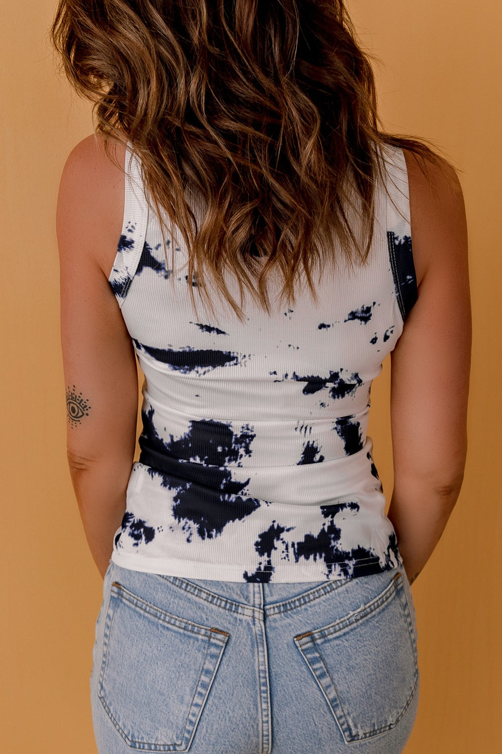 Tie-Dye Round Neck Tank