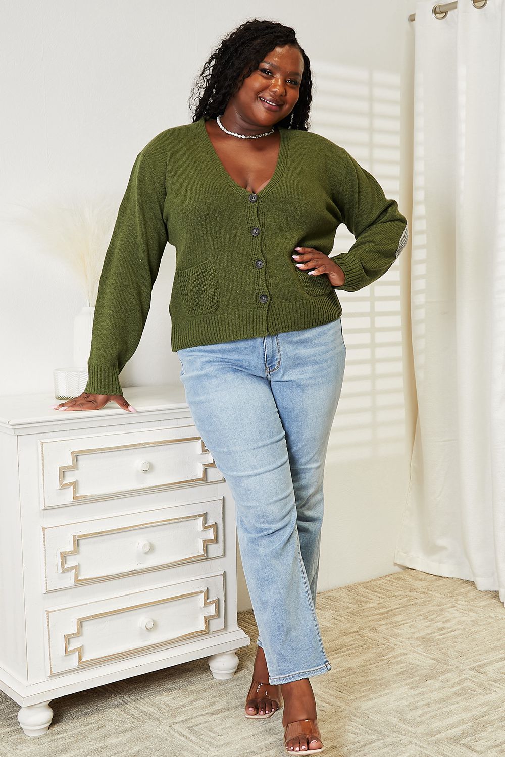 Plus size hotsell button down cardigan