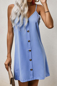 V-Neck Mini Cami Dress