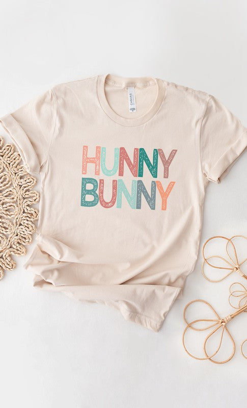 Multicolor Hunny Bunny PLUS SIZE Graphic Tee