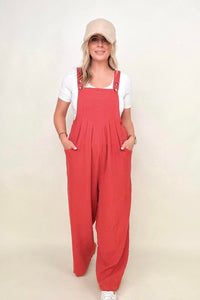 Wide Leg Jumpsuit With Pockets