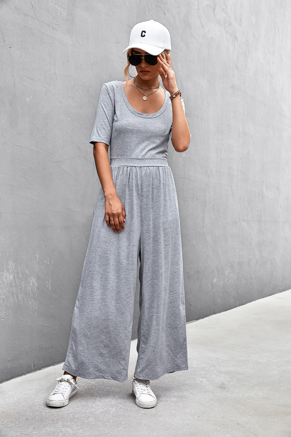 Lou & grey brushmarl 2025 jumpsuit