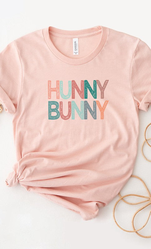 Multicolor Hunny Bunny PLUS SIZE Graphic Tee