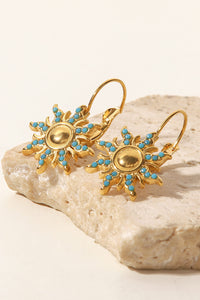 Turquoise Sun Drop Earrings