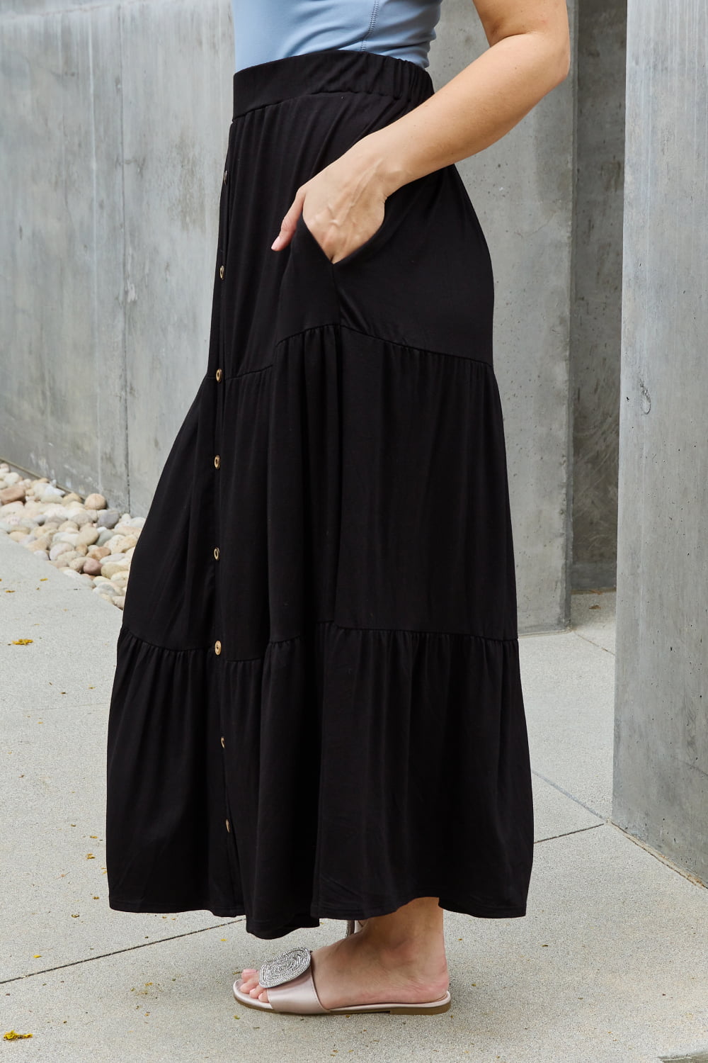 Tiered maxi hotsell skirt nz