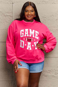 Simply Love Full Size GAME DAY Graphic Sweatshirt