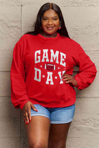 Simply Love Full Size GAME DAY Graphic Sweatshirt