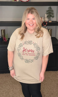 Jesus is the Reason Holiday Graphic Shirt